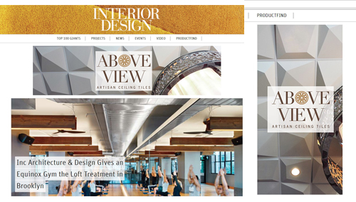 Interior Design, Website Ad, March 7, 2017