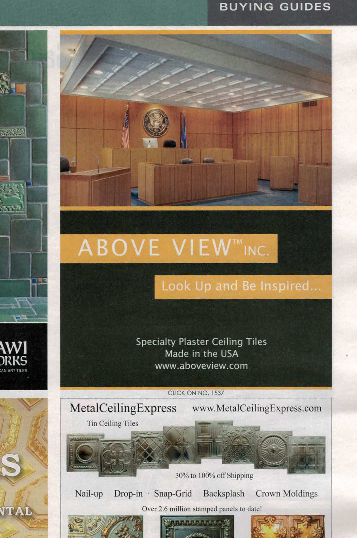 Traditional Building, Print Ad, June 2016